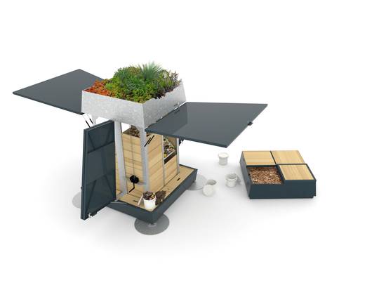 Composteur de quartier Ekovore
