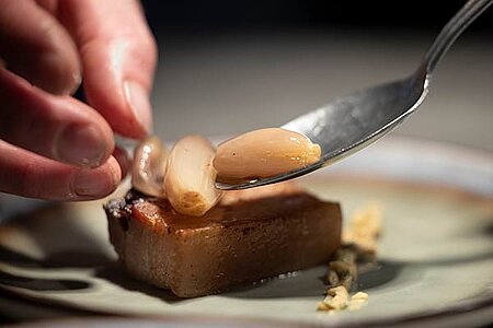 photo d'un dressage d'assiette