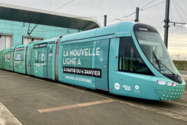 Le 4 janvier, la ligne A du tramway change de circuit