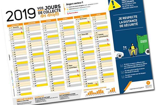 Vente frauduleuse de calendriers de collecte