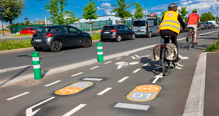 La ligne irigovelo 1 à Saint-Barthélemy d'Anjou