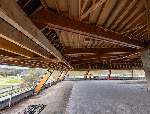 La pyramide du lac de Maine enti&egrave;rement vid&eacute;e pour sa r&eacute;novation.