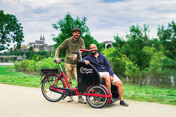 Les fondateurs de de Mamie Cyclette.