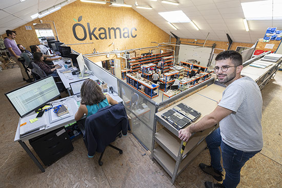 Photo de l'usine Okamac à Verrières-en-Anjou.