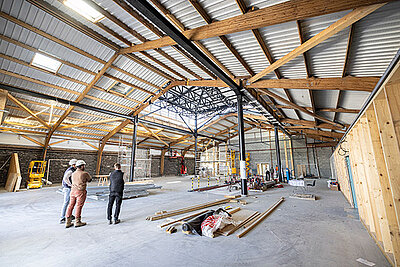 Le bâtiment fait sa transition